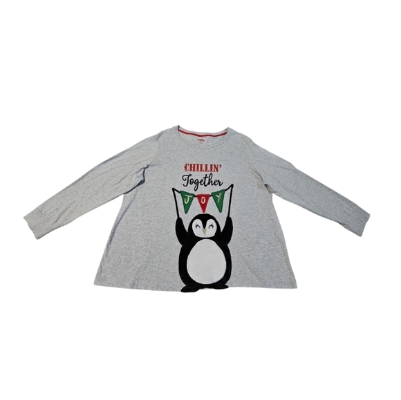Holiday Time Sweaters - Holiday Time‎ Women's Penguin Long Sleeve Shirt Size 3x